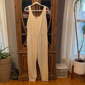 Casual Cream Jumpsuit for Women